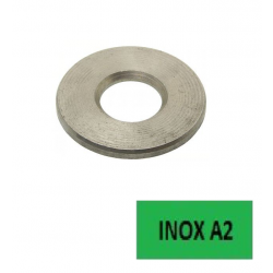 Rondelles plates Inox A2 M Ø 14 BTE 100 (Prix à l'unité)